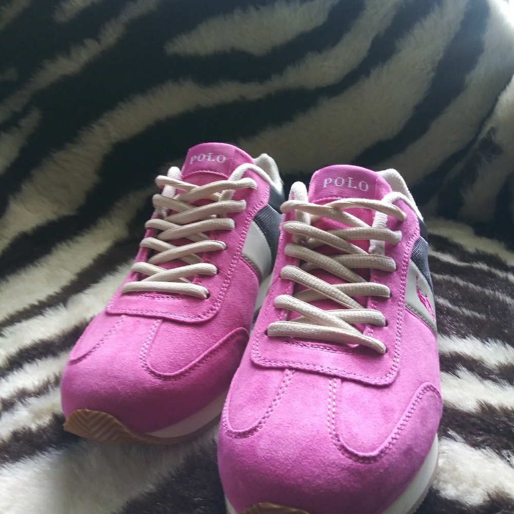Ralph Lauren pink & grey Duma sz. 6